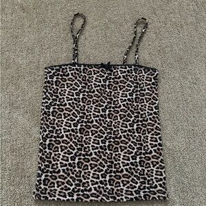 Leopard Print Women's Top
